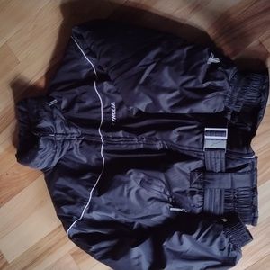 Tyrolia size 8 black short parka jacket NEW never worn 1990's